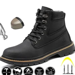 Anti-Ermüdungs-Winter-Industrieschuhe - Bequeme Arbeitsstiefel