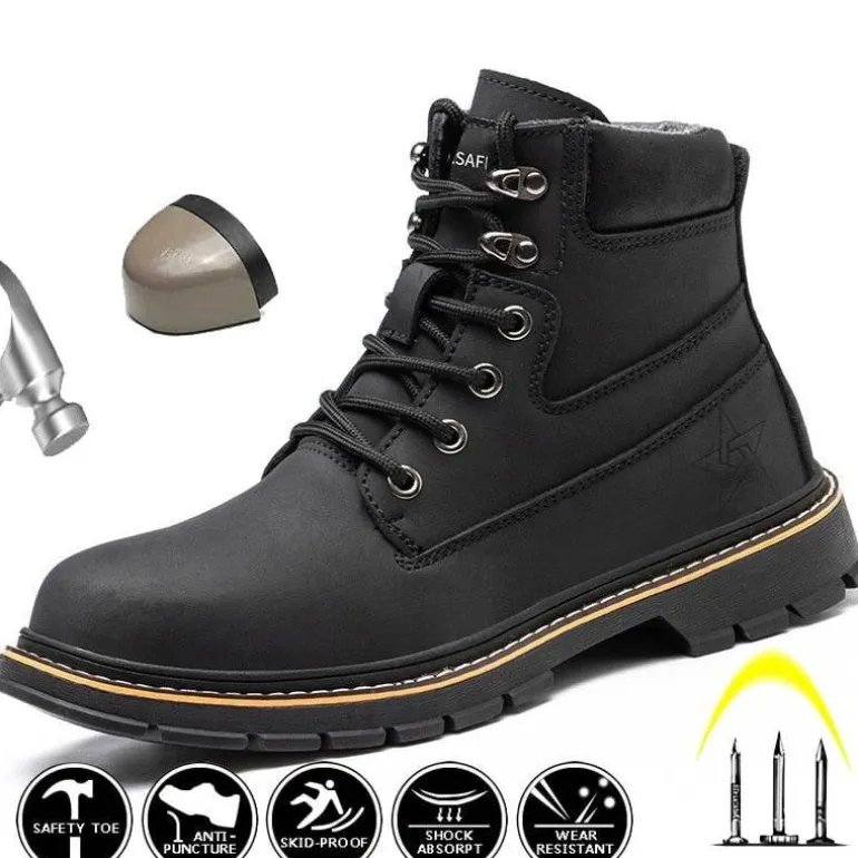 Anti-Ermüdungs-Winter-Industrieschuhe - Bequeme Arbeitsstiefel
