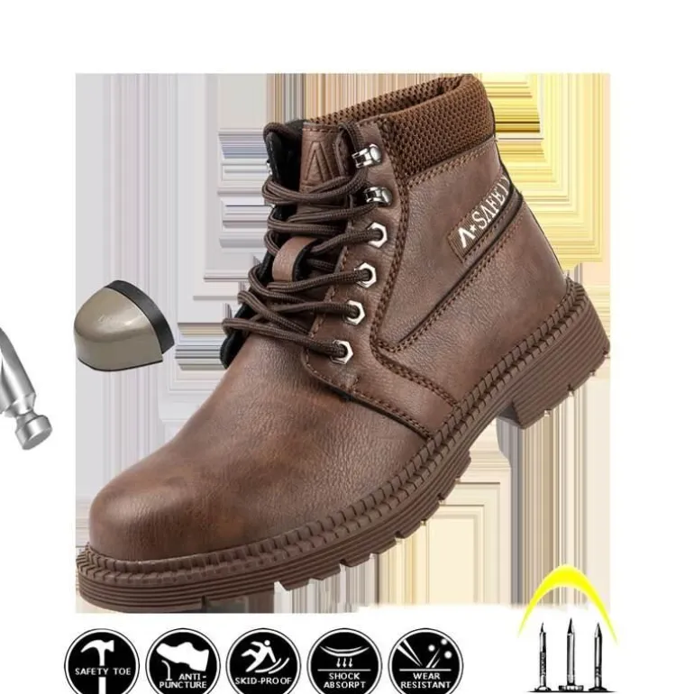 Anti-Ermüdungs-Winter-Industrieschuhe - Bequeme Arbeitsstiefel