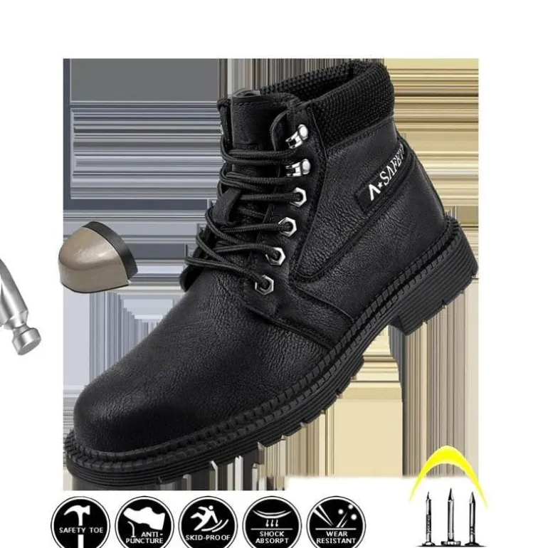 Anti-Ermüdungs-Winter-Industrieschuhe - Bequeme Arbeitsstiefel