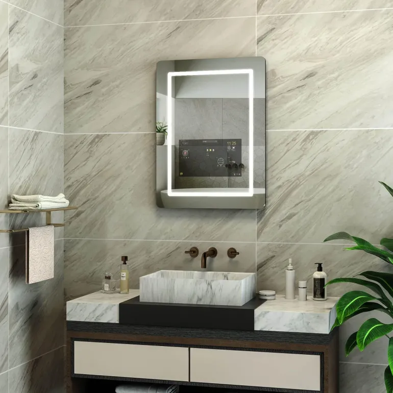 Anti-Fog LED Wall Mirror - Smart Bathroom Mirror Design