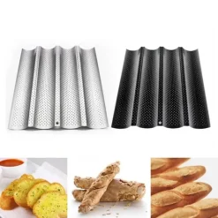 Antihaft-Baguetteform - 4-Rillen-Backblech