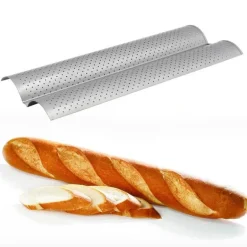 Antihaft-Baguetteform - 4-Rillen-Backblech