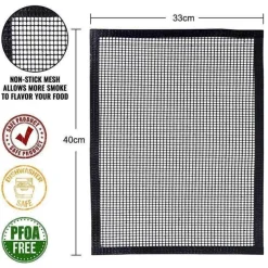 Antihaftbeschichtete BBQ-Grillmatte – wiederverwendbares Grillzubehör
