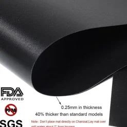 Antihaftbeschichtete BBQ-Grillmatte - Wiederverwendbare Grillabdeckung