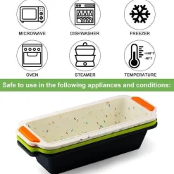 Antihaftbeschichtete Brotbackform – hitzebeständiges Küchenwerkzeug