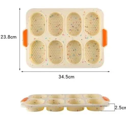 Antihaftbeschichtete Brotbackform – hitzebeständiges Küchenwerkzeug