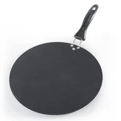 Antihaftbeschichtete schwarze Pfannkuchenpfanne aus Eisen – langlebiges rundes Kochgeschirr