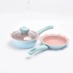 Antihaftbeschichteter Babynahrungstopf – 16 cm großer Kochtopf aus Maifan-Stein