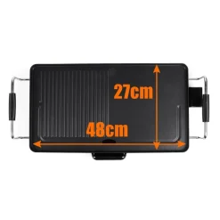 Antihaftbeschichteter Elektrogrill für den Innenbereich – rauchfreies, einfaches Kochgerät