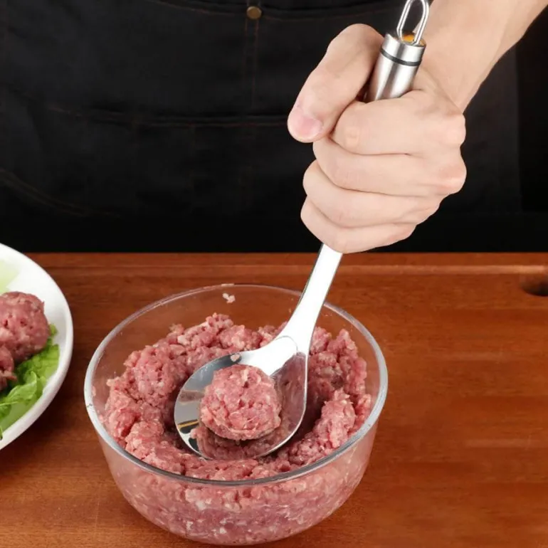 Antihaftbeschichteter Fleischbällchen-Löffel – Easy Cook Küchenwerkzeug