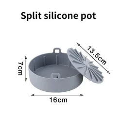 Antihaftbeschichteter Luftfritteusenkorb – wiederverwendbares Kochzubehör für einfaches Kochen