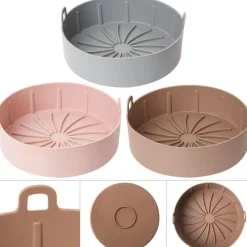 Antihaftbeschichteter Luftfritteusenkorb – wiederverwendbares Kochzubehör für einfaches Kochen