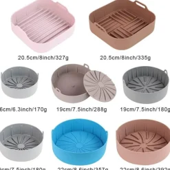 Antihaftbeschichteter Luftfritteusenkorb – wiederverwendbares Kochzubehör für einfaches Kochen