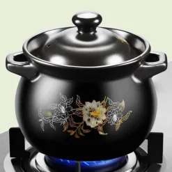 Antihaftbeschichteter Schmortopf aus Keramik – vielseitiger Suppentopf für die Hausmannskost