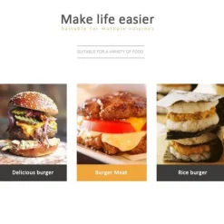 Antihaftbeschichtetes Hamburger-Presswerkzeug – Easy Meat Burger Maker