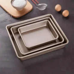 Antihaftbeschichtetes Kuchenbackblech aus Karbonstahl, langlebiges Backgeschirr für perfekte Brotformen