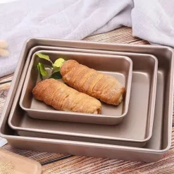 Antihaftbeschichtetes Kuchenbackblech aus Karbonstahl, langlebiges Backgeschirr für perfekte Brotformen