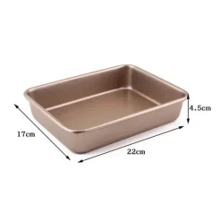 Antihaftbeschichtetes Kuchenbackblech aus Karbonstahl, langlebiges Backgeschirr für perfekte Brotformen