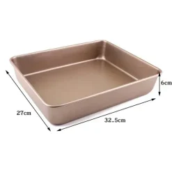 Antihaftbeschichtetes Kuchenbackblech aus Karbonstahl, langlebiges Backgeschirr für perfekte Brotformen