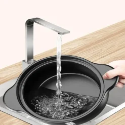 Antihaft-Bratpfanne im Panda-Design – Kochgeschirr im japanischen Stil