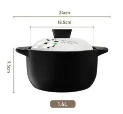 Antihaft-Bratpfanne im Panda-Design – Kochgeschirr im japanischen Stil