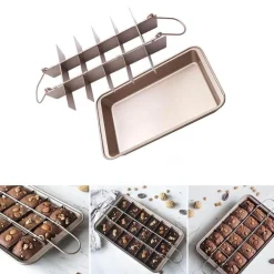 Antihaft-Kuchenform mit 18 Mulden – Professionelles Backgeschirr