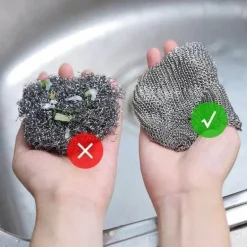 Antihaft-Reinigungstuch mit zwei Lagen für Bügeleisen – Wire Wipe