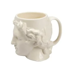 Antike griechische Kopftasse - Keramik Kaffeetasse