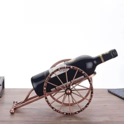 Antiker Kanonen-Weinhalter - Vintage Dekoratives Weinregal