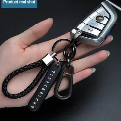 Anti-Lost-Schlüsselanhänger mit Telefon-ID-Tag, Schlüsselfinder-Zubehör