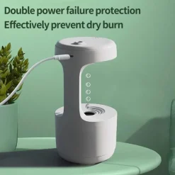Anti-Schwerkraft-Luftbefeuchterlampe - Wassertropfen-Diffusor-Nachtlicht