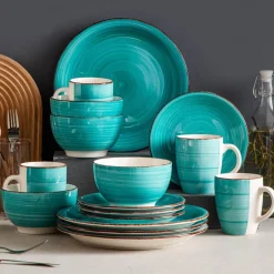 Aqua Porzellan Tafelservice - Elegantes Geschirr fürs Esszimmer