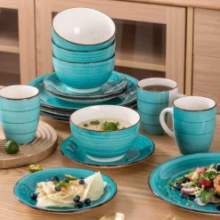 Aqua Porzellan Tafelservice - Elegantes Geschirr fürs Esszimmer