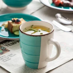 Aqua Porzellan Tafelservice - Elegantes Geschirr fürs Esszimmer