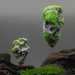 Aquarium-Dekor – Thema „Fliegende Felsen, Meer, Berge“