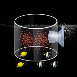 Aquarium-Fischfutterspender - Transparentes Saugwerkzeug