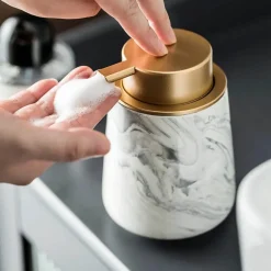 Areca Ceramic Soap Dispenser - Stylish Bathroom Accessory