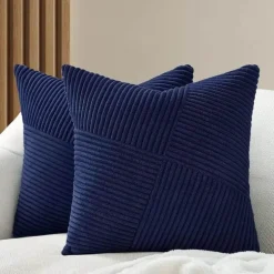 Arlo Kissenbezug – gemütlicher, gerippter, dekorativer Kissenbezug