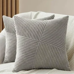 Arlo Kissenbezug – gemütlicher, gerippter, dekorativer Kissenbezug