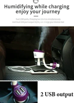 Aromatherapie-Diffusor fürs Auto – Luftbefeuchter mit ätherischen Ölen
