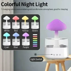 Aromatherapie-Luftbefeuchterlampe – Wolken-Regenwald-Design