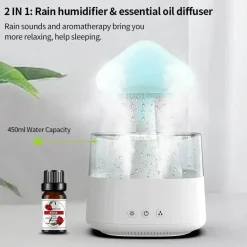 Aromatherapie-Luftbefeuchterlampe – Wolken-Regenwald-Design