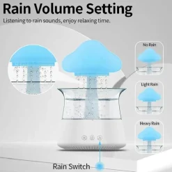 Aromatherapie-Luftbefeuchterlampe – Wolken-Regenwald-Design