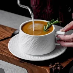 Asahi Cliff Ridge Tasse – Robuste Kaffeetasse aus Keramik