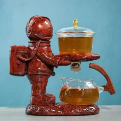 Astronaut Aroma Automatische Teekanne – Teekanne mit Sieb für Weltraumliebhaber