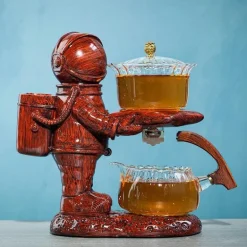 Astronaut Aroma Automatische Teekanne – Teekanne mit Sieb für Weltraumliebhaber