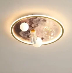 Astronaut LED Deckenleuchte - Mondlicht
