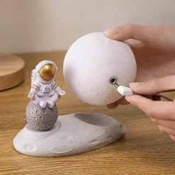 Astronaut Mond Nachtlicht - Weltraum Dekor Lampe