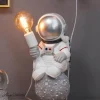 Astronaut Table Lamp - Minimal Resin Design